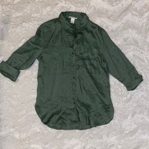H&M Cotton Button Down Top